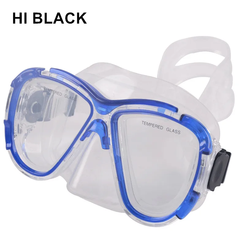 Черные маски для дайвинга для близорукости с линзами по рецепту(близорукость 0-9,0), Диоптрийная маска для подводного плавания, корректирующая маска для подводного плавания