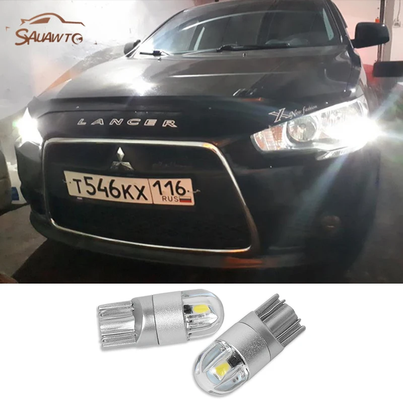 Автомобиль свет T10 W5W Светодиодные лампы клина Авто купол чтения Автомобильные