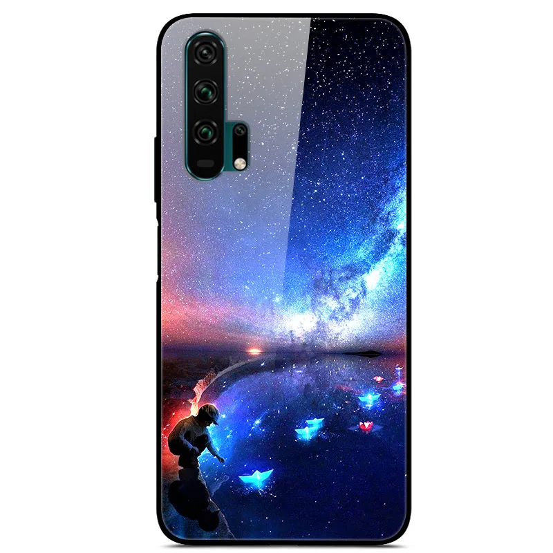 Premium Tempered Glass Hard Back Cover for Huawei Honor 20 Series