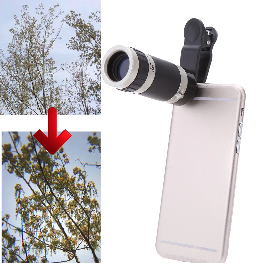 عدسات كيت الهاتف المحمول ترايبود monopod 8x تليفوتوغرافي تكبير lentes واسعة زاوية ماكرو فيش عدسة لسامسونج s6 s7 s8 حافة Note6 7