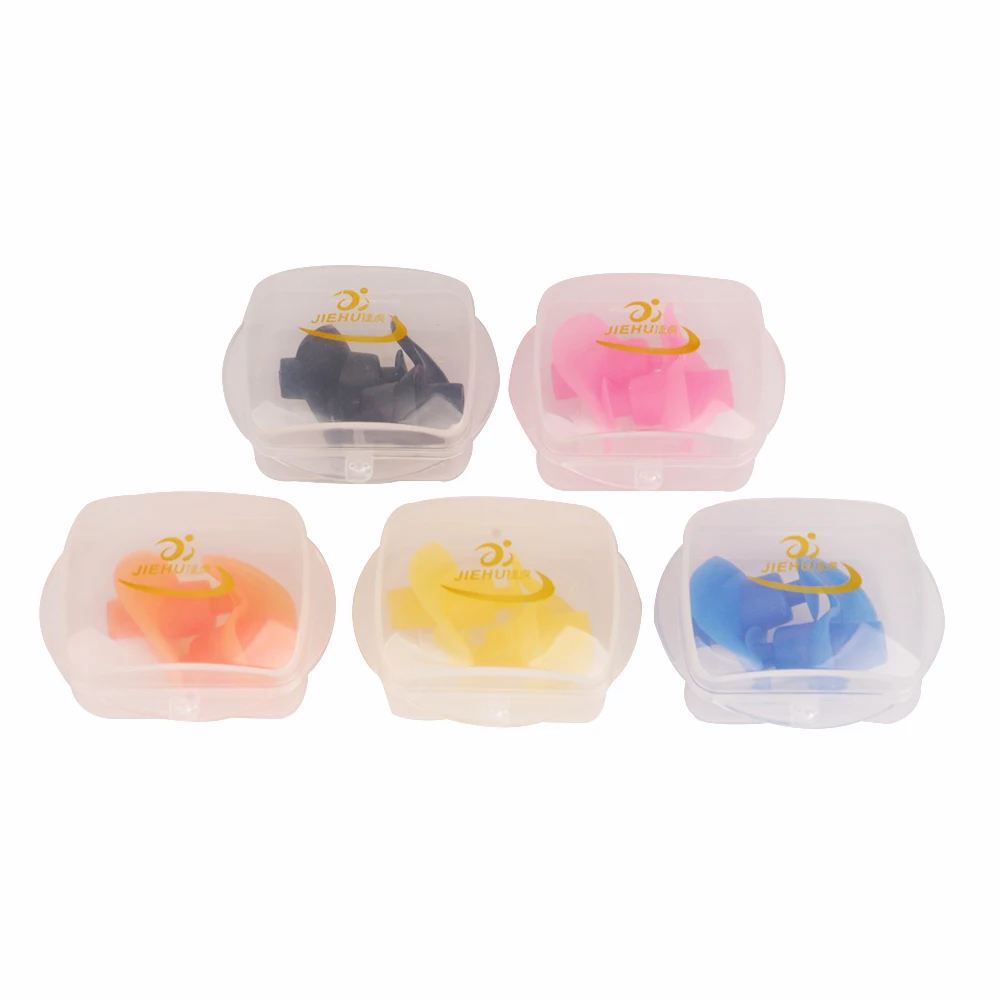 1 Pair Soft Swimming Ear Plugs Adult Silicone Waterproof Dust-Proof Spiral Earplugs Diving Water Sports Swimming Accessories