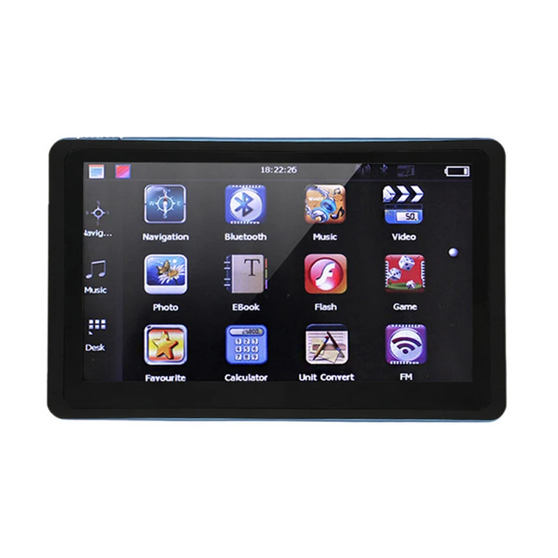 

7 inch Capacitive Screen Car Truck GPS Navigation 256M 8GB Bluetooth AV-IN FM Navigator Free Maps Windows CE 6.0