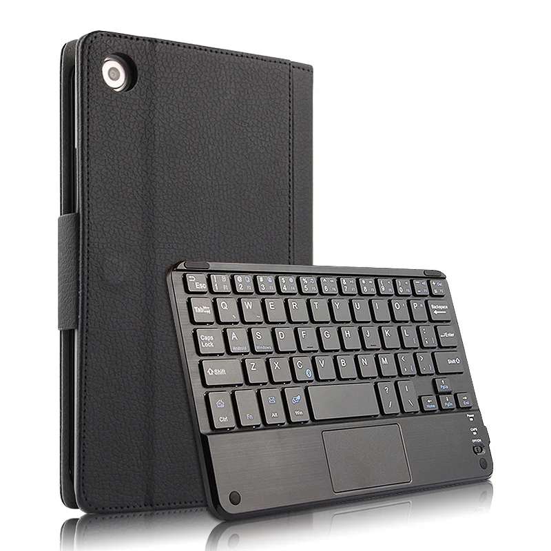 Russian/Hebrew/Spanish Detachable Wireless Bluetooth Keyboard Stand Leather Case For Huawei Mediapad M5 8.4 SHT-AL09 SHT-W09