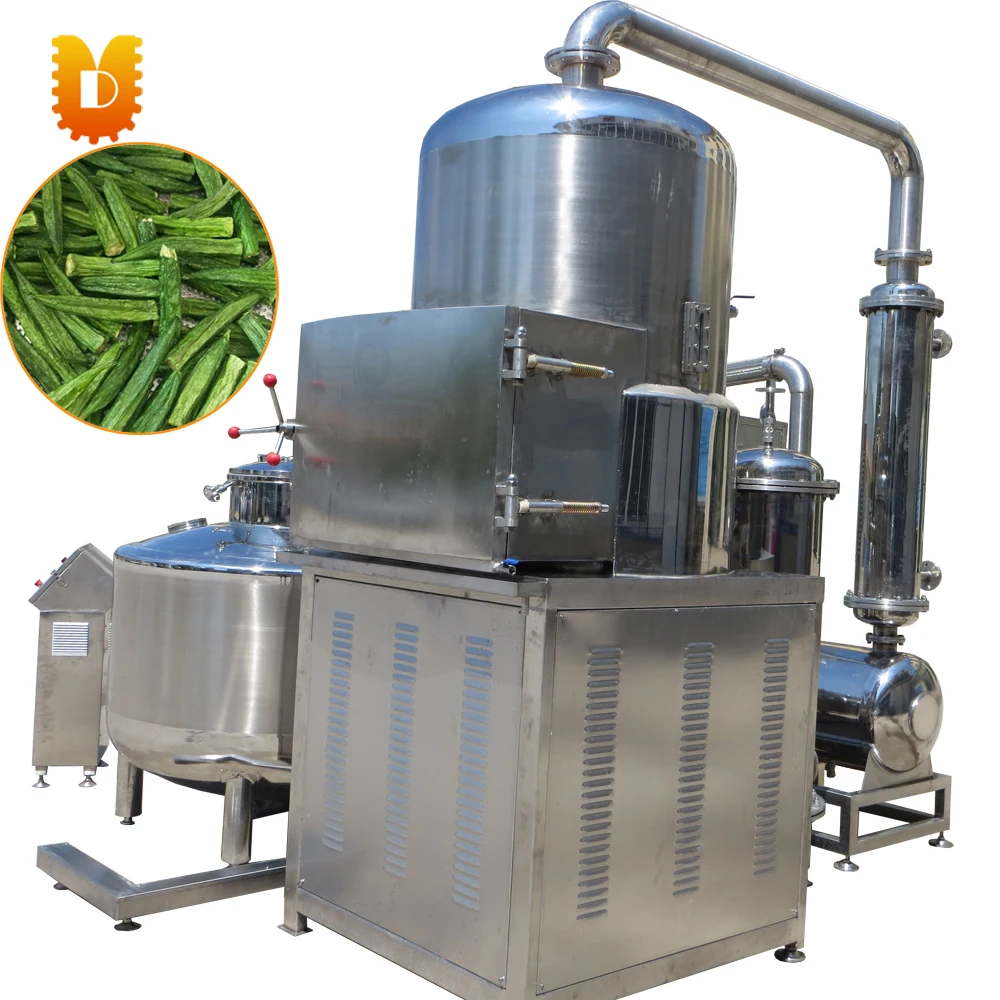 

120kg fish vacuum groundnut onion frying machine / fruit vegetable low temperature frying machine