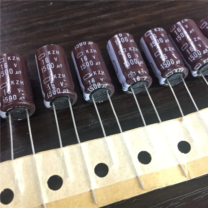 10pcs 1500uF 16V Original NCC KZH Series 10x20mm Low ESR Low Impedance