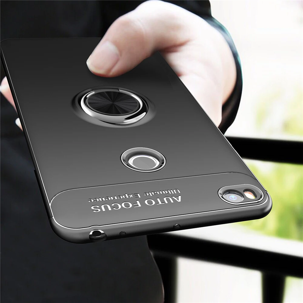 

Aikewu for XiaoMi Mi Max 2 Case Car Holder Stand Finger Ring Silicone shockproof Back Cover for XiaoMi Mi Max2 case