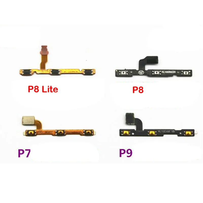 

original volume up/down+power on/off Button Flex Cable For Huawei P7 P8 lite P9 Plus Repair Parts