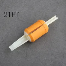 21f) 20 штук 30 мм Одноразовые квартира/Magnum Труб Orange Мягкие силиконовые татуировки сцепление прозрачный Пластик трубки точное комбо бесплатно