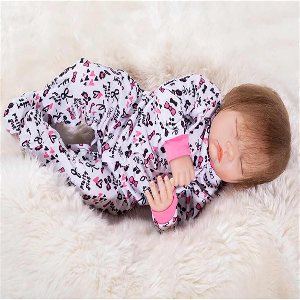 SanyDoll 19 дюймов см 49 см Силиконовые baby reborn куклы, симпатичный детский подарок фестиваль подарки для мальчиков и девочек Подарки на день