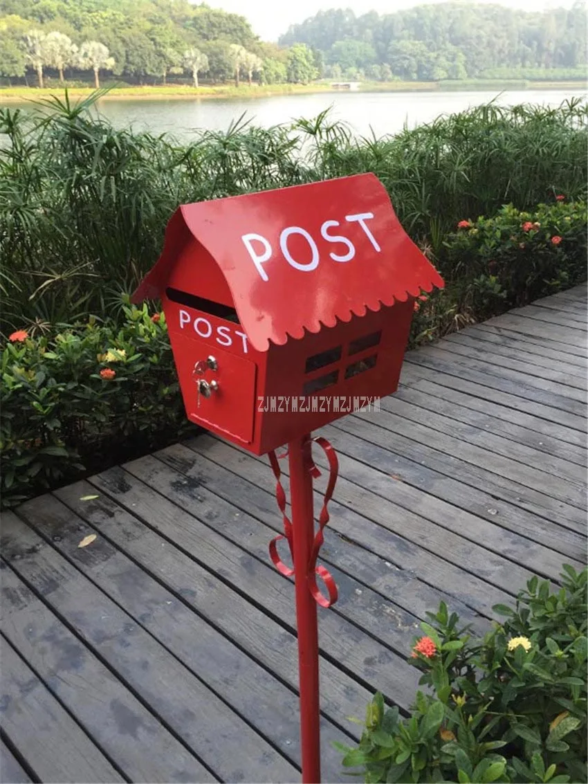 130 см сельская вилла безопасности стенд почтовый ящик газета Letterbox садовый парк почтовый ящик открытый почтовый ящик JHC-2113