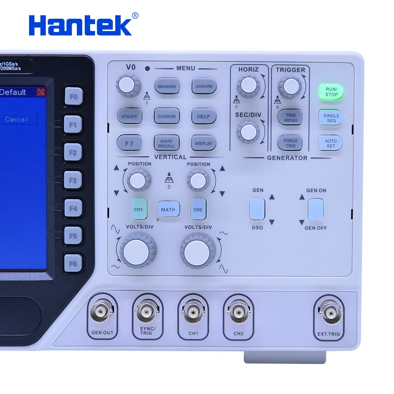 Hantek DSO4102C цифровой мультиметр осциллограф USB 100 МГц 2 канала 7 &quot64 K TFT произвольный