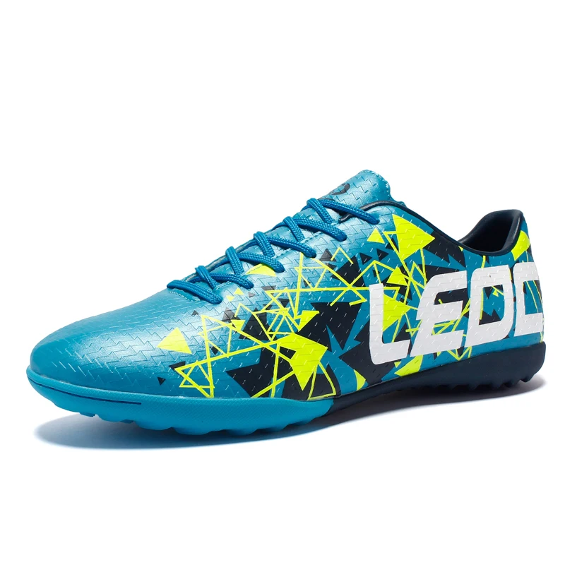 

Turf Soccer Shoes Indoor TF Football Shoes Kids Training Sneakers Turf Rubber Football Boots Men Cleats Size 33-45