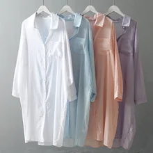 50%, перспективная женская блузка, рубашка, летняя, размера плюс, длинная, для отдыха, для пляжа, защита от солнца, топы, женские футболки, белые/синие/розовые