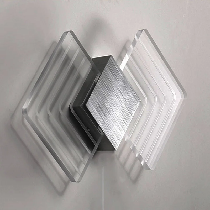 Asas de Borboleta Lâmpada de Parede Arandelas de Parede Lâmpada com Escovado Luz da Varanda de Parede Estilo Branco Quente Levou Acrílico Luzes Sconce Silv 6 w 5 lights style