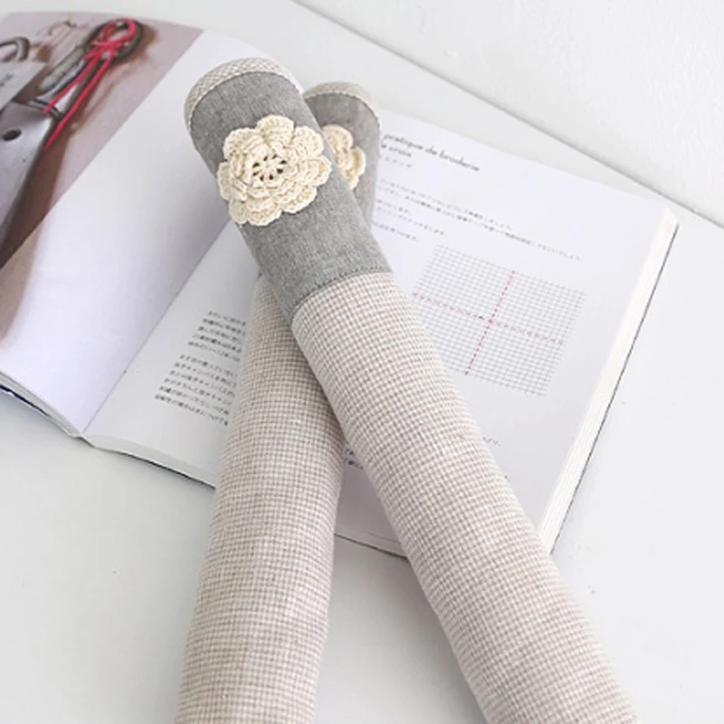 

high quality Thickening 1 Pair Cotton Refrigerator Handle Cover Practical Doorknob Door Handle Cover Double-door Fridge Gloves