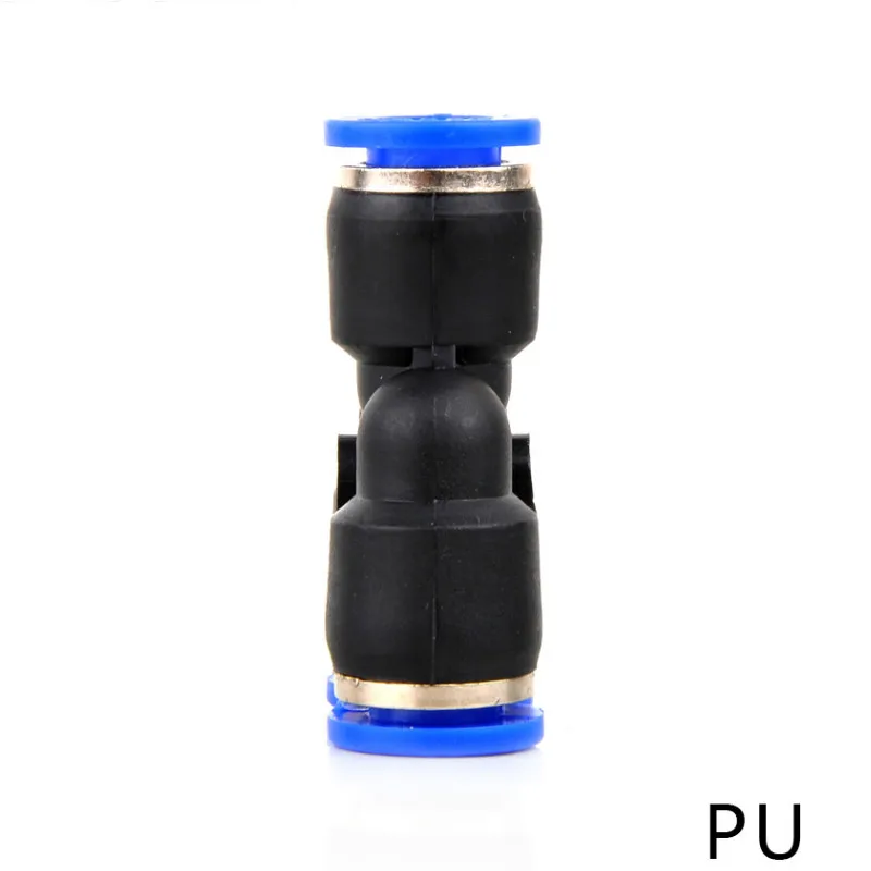 Пневматический Фиттинг PU4 PU6 PU8 PU10 PU12 PU14 PU16 фитинги для труб быстроразъемный