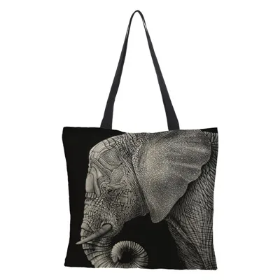 CROWDALE двусторонняя печать Слоны белье сумка-шоппер богемный стиль полосатый плечо пляжная сумка женская Повседневное сумка - Цвет: 13