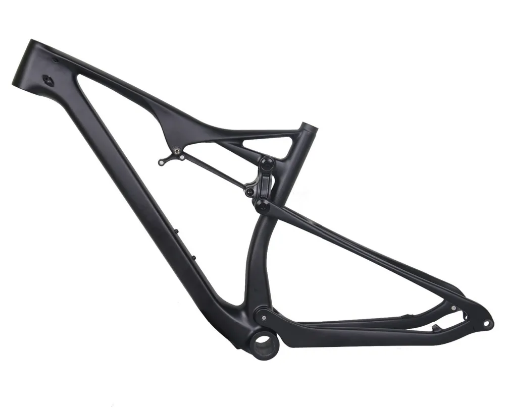 Best new coming! dengfu 2018 newest EPS M06 29er mtb bike UD matt/glossy BB92 29er full suspension mtb frame XC hot selling 142mm 1