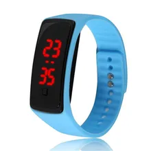 Fashion Led men’s watch Casual Silicone Watchband relogio masculino Simple Sports Watches for men Outdoor Digital relojes hombre