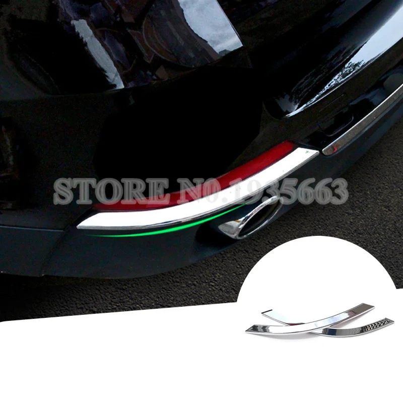 For BMW X5 F15 ABS Chrome Rear Tail Fog Light Lamp Cover Trim 2014-2018 2pcs Car Accessories Interior Decor | Автомобили и