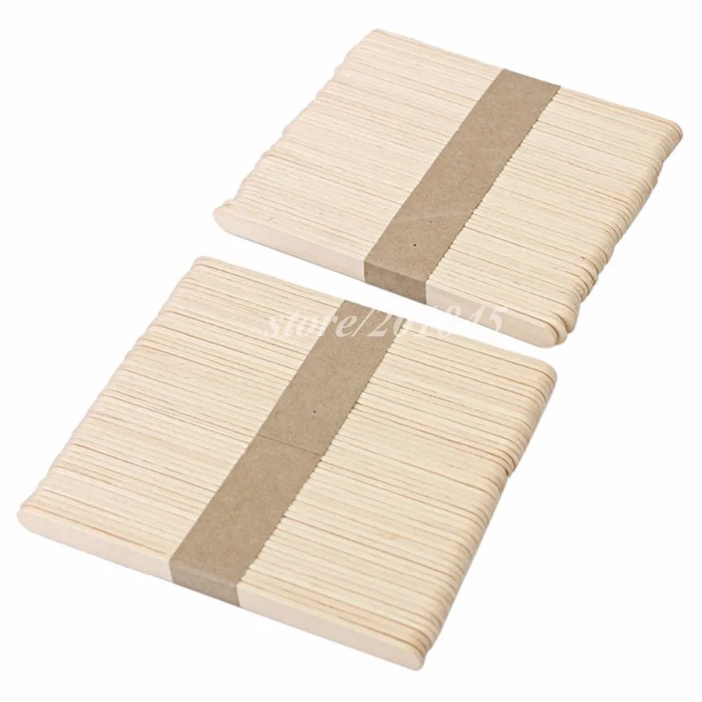 

500Pcs/Pack Medical Disposable Sterile Waxing Tongue Depressor Wax Stick Spatula For Oral Examination Birch Wooden