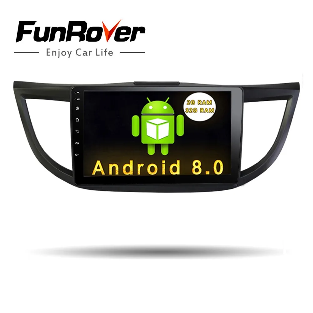 

Funrover Android 8.0 2 din car radio tape recorder gps for Honda CRV CR-V crv 2012-2016 Navigation Radio USB WIFI Audio video FM