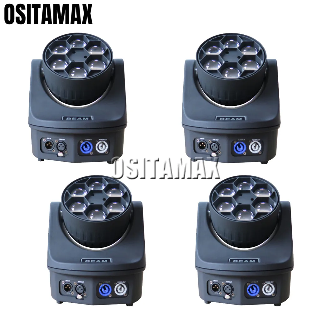 

free shipping 4pcs/lot Bee Eye LED Moving Head Light 6x15w RGBW 4IN1 Stage Light High Brightness Beam Wash Light