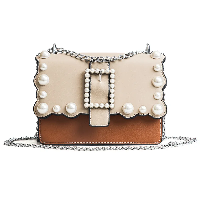 MS Хеди модельер Перл роскошь плеча Сумки Винтаж цепи Crossbody сумка для Для женщин