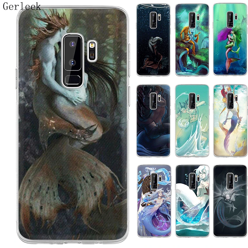 Чехол Desxz Mermaid Love для Samsung Galaxy S3 S4 S5 S6 S7 Edge S8 S9 S10 Plus S10e | Мобильные телефоны и