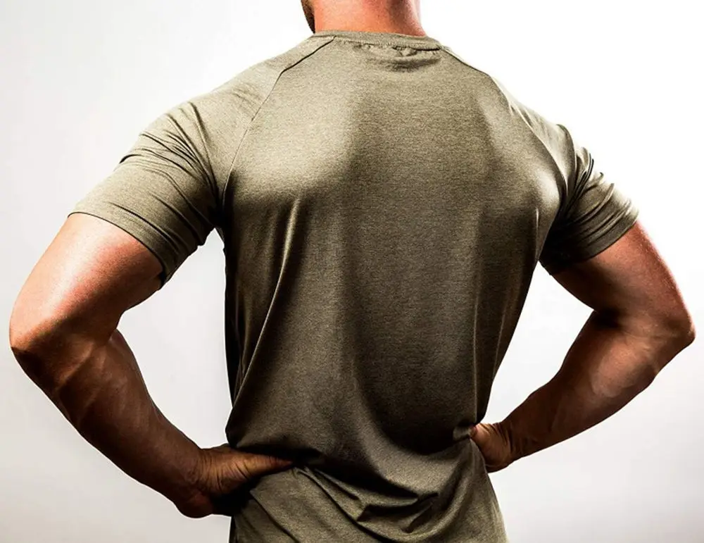 Новая спортивная футболка для бега мужские обтягивающие быстросохнущие Рубашки Тренажерный зал для обучения фитнесу Суперэластичные футболки мужские топы для пробежки тренировки одежда