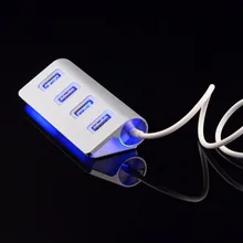 High quality led Mini 4 Port HUB High Speed USB 2.0 Splitter Adapter Hub with Cable For Macbook PC Laptop цена High quality led Mini 4 Port HUB High Speed USB 2.0 Splitter Adapter Hub with Cable For Macbook PC Laptop цены онлайн