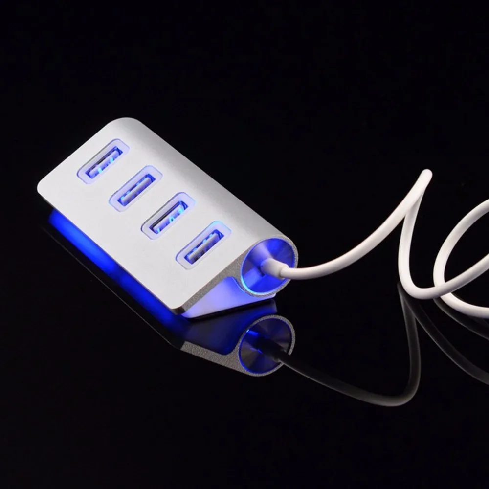 High quality led font b Mini b font 4 Port HUB High Speed USB 2 0