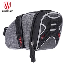 Wheel Up Bicycle Saddle Bag Rainproof Reflective Cycling Bike With Ligh Hook Tube Rear Tail Seatpost Bag Bike Accessories