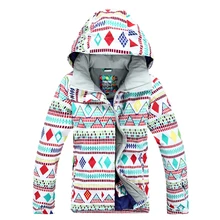 Wintwe skiing waterproof jacket Gsou snow ski suit set Women’s snowboard jackets mountain ski suit women skiing clothing set