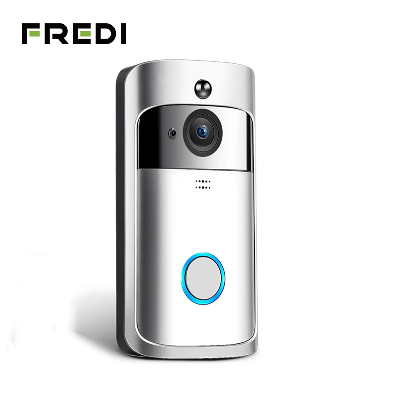Fredi Wireless Wifi Video Doorbell Camera Ip 720p Ring Door Bell