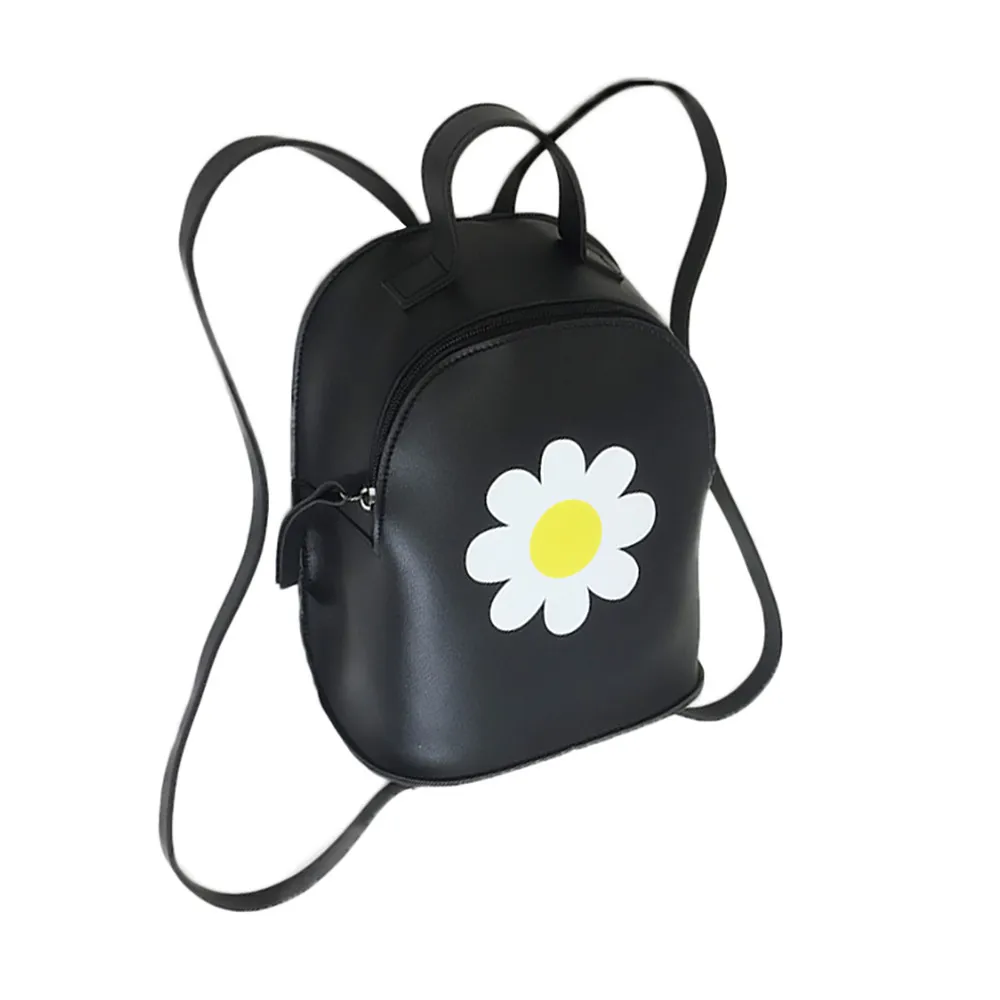 

Women's printed zippered shoulder bag High Quality Youth Leather Backpacks for Teenage Girls Multi-Function Backpack H30516