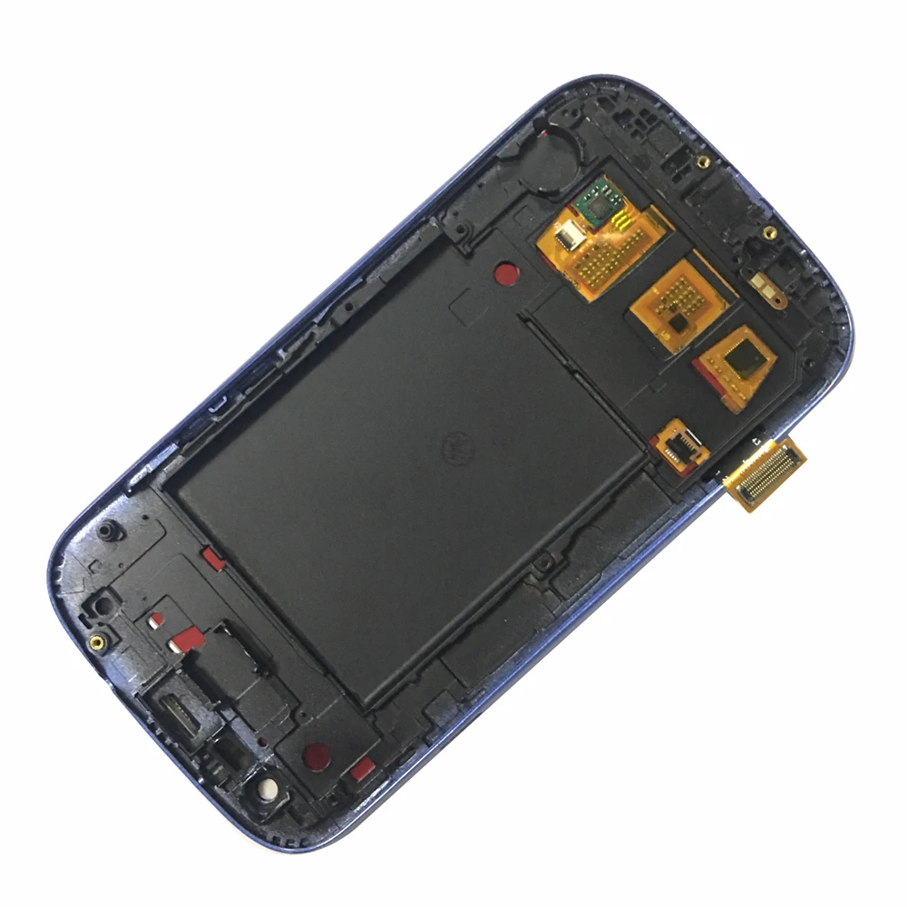 Для Samsung Galaxy S III S3 i9300 ЖК-дисплей сенсорный экран дигитайзер с рамкой Замена для LCD |