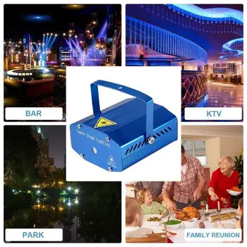 

Mini R&G 110-240V Adjusting DJ Disco Party LED Laser Projector Stage Light