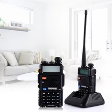 Hot Baofeng UV5R Walkie Talkie Dual Band Portable 5W Two Way Radio UHF&VHF 136-174MHz&400-520MHz with LCD Display EU Plug