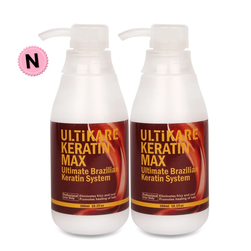 5% Formalin Brazilian Chocolate Keratin Treatment 2pcs 300ML Best Hair Care Products Make Hair Smoothing and Shine Free Shipping