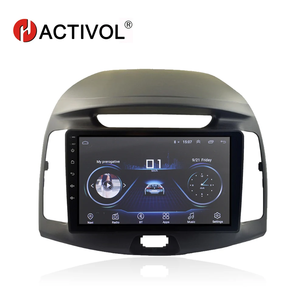 

HACTIVOL 9" 1024*600 Quadcore android 8.1 car radio for Hyundai Elantra 2011-2016 car DVD player GPS Navi wifi bluetooth