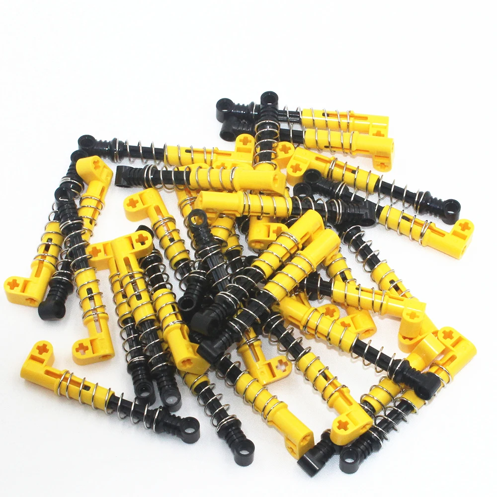 Self-Locking Bricks -- MOC Building Blocks Technic parts Shock Absorber 9.5L (Hard Spring) 2pcs compatible with Lego 6083113-2P