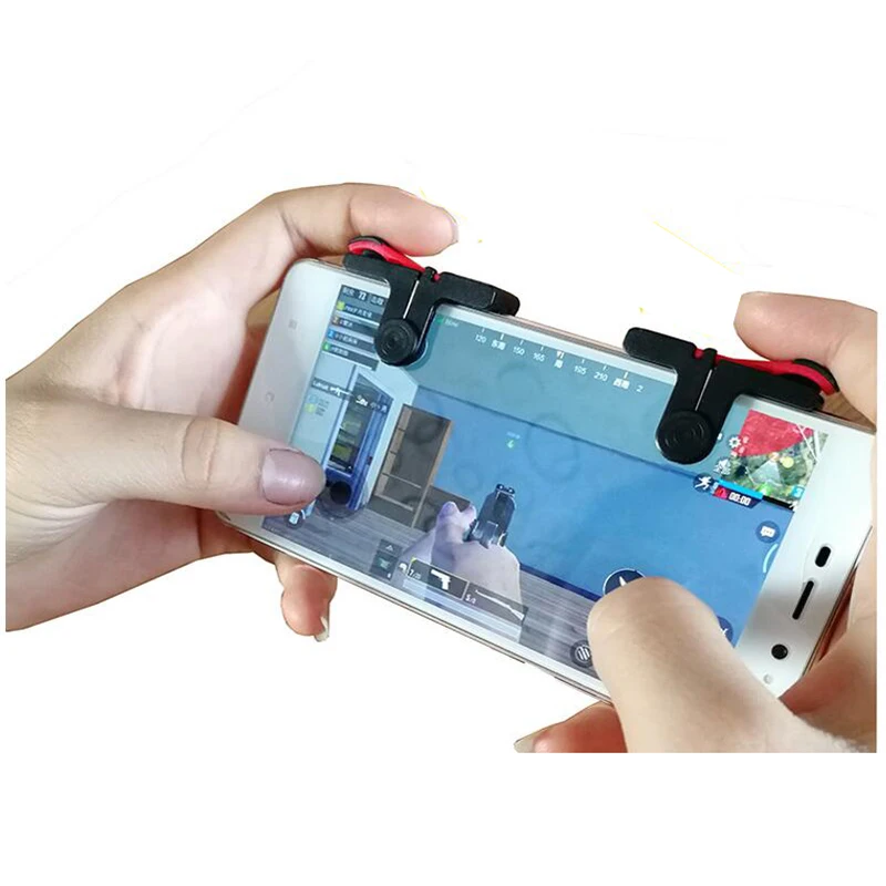 Клавиатуры игровой контроллер геймпад пластик L1 R1 мобильный телефон джойстик чувствительный стрельба и цель триггеры мобильный контроллер для pubg
