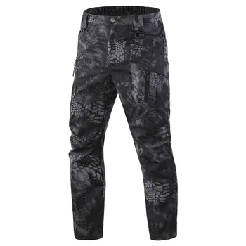 

Men Camo Cargo Pant Multi Pockets Casual Work Combating Trousers ED-shipping