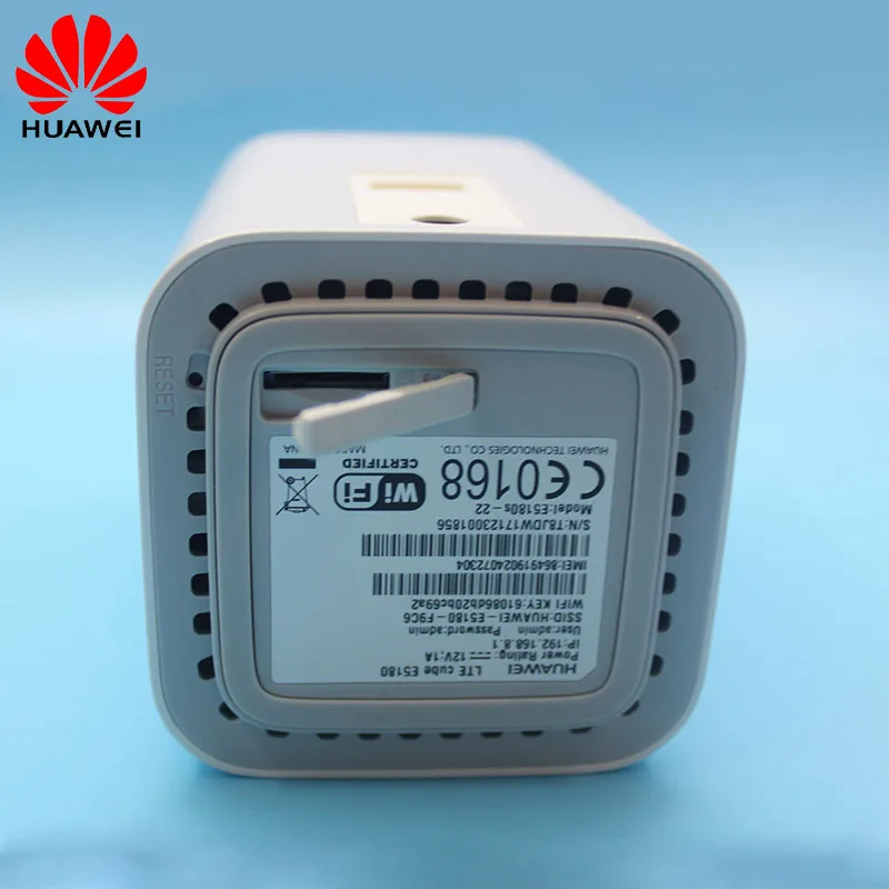 Открыл huawei E5180S-22 4 г LTE Cube точка доступа Wi-Fi 150 Мбит Главная Беспроводной маршрутизатор с Сим слот для карт