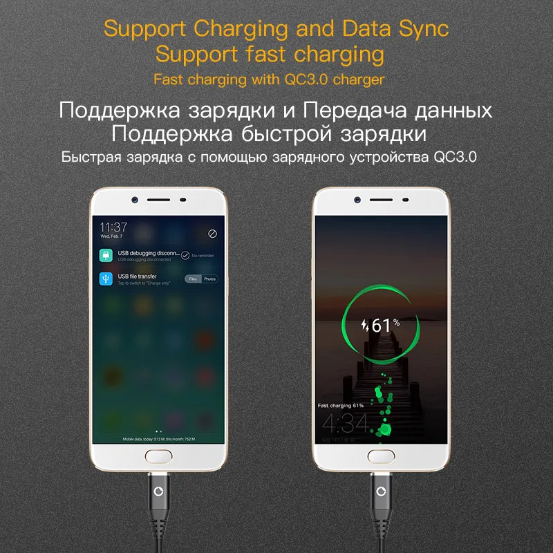 PZOZ Cable magnético Micro usb Tipo C Adaptador deTelefono movil de carga rápida Microusb Tipo-C Imán USB C Cargador para iPhone X Xs Máx Xr Samsung S9 S8+ NOTE 9 8 xiaomi mi 8 6 A2 lite 6X redmi 4X 5 plus pocophone F1