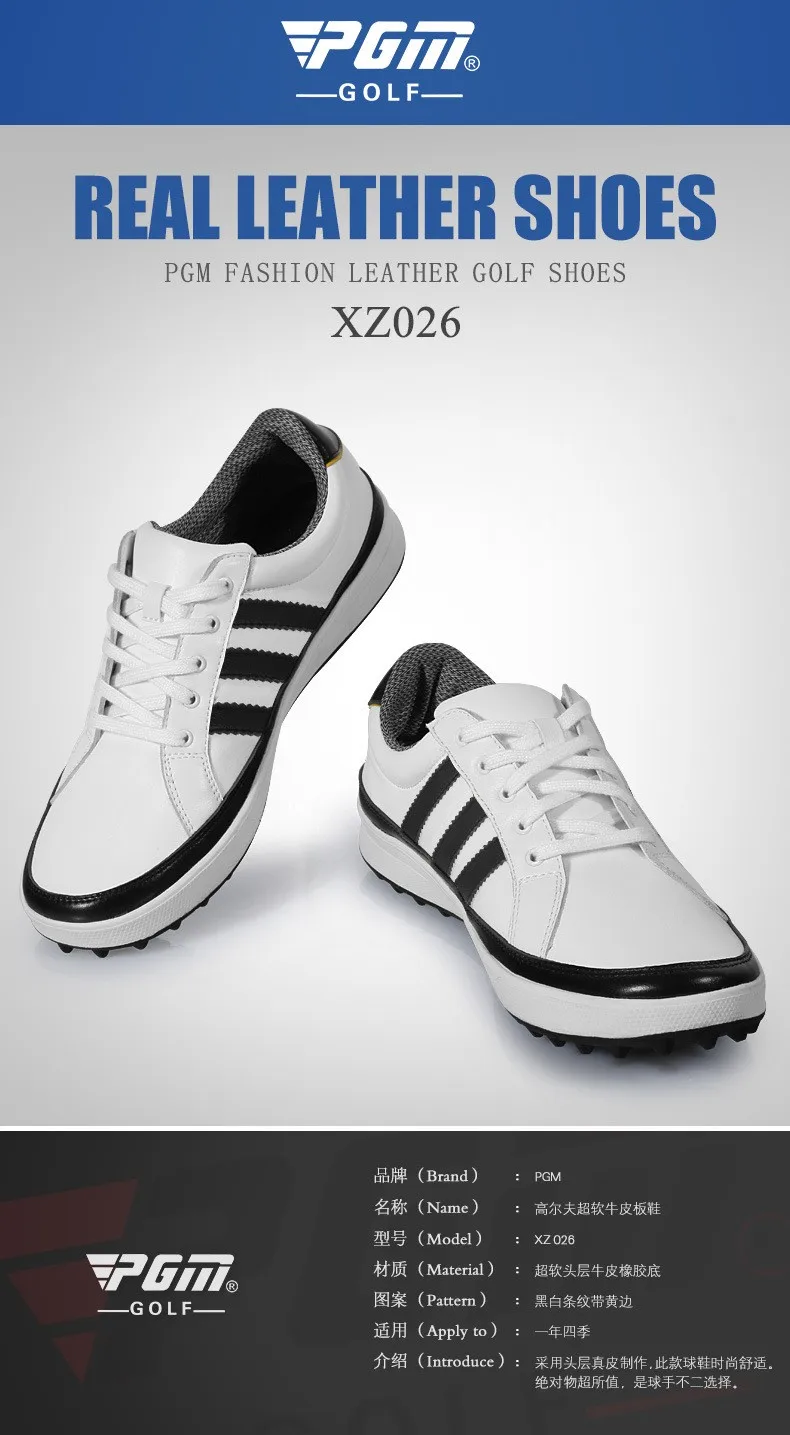 Zapatos De Golf; Новинка; оригинальные туфли для гольфа Pgm; Ультрамягкая микрофибра; кожа; водонепроницаемая обувь; очень устойчивая нескользящая подошва