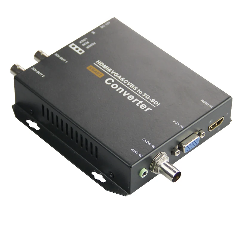  HDMI a SDI Video Converter 1080P Video di Trasmissione Audio Grado VGA AV CVBS a SDI SDI HD 3g-SDI