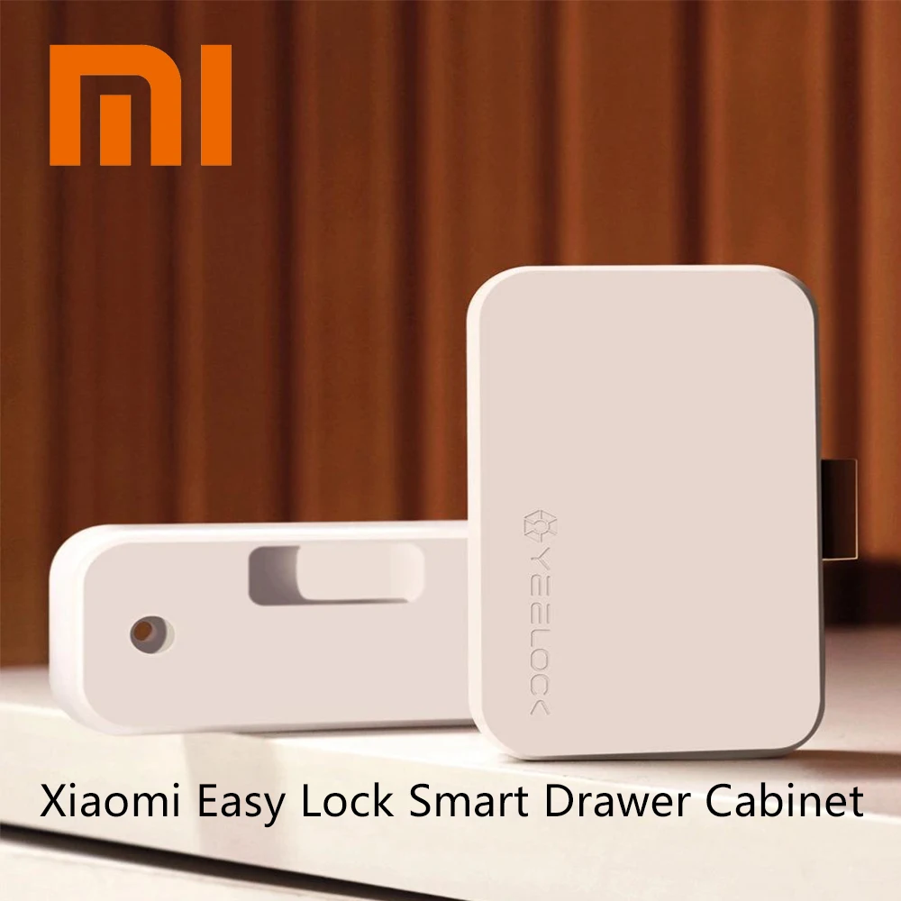 

Xiaomi ZNGS01YSB Easy Lock Smart Drawer Cabinet Switch Bluetooth 4.0 2 x AAA batteries Adapted to a variety of cabinet shapes