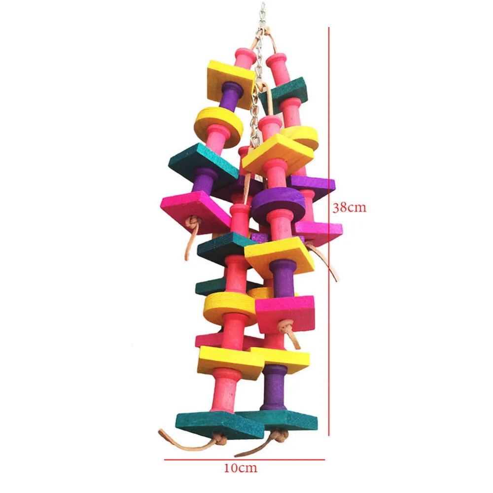 Красочные деревянные игрушки для рта домашняя птица, попугай смешная игрушка попугаи клетки для птиц декоративные игрушки товары для домашних животных